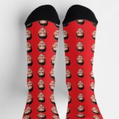  Custom Face Socks, Personalized Face Sokken (Top)