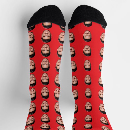  Custom Face Socks, Personalized Face Sokken (Top)