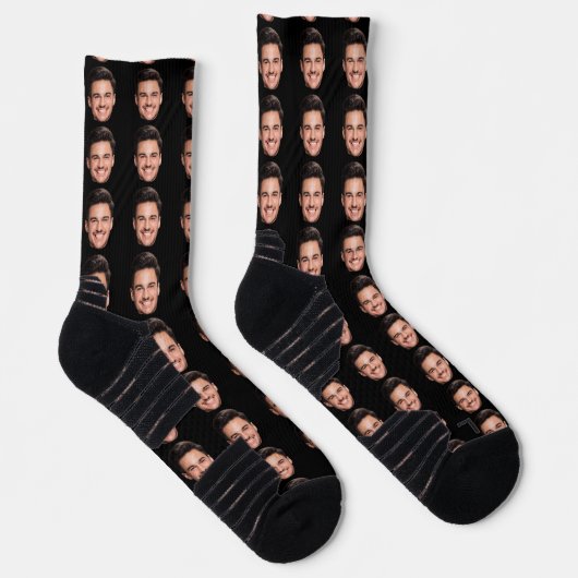  Custom Face Socks, Personalized Photo Picture Sokken (Rechts)