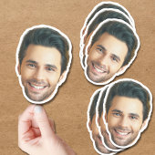 Custom Face Sticker | Gezicht en foto Man Label