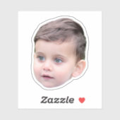 Custom Face Sticker | Gezicht- en fotolabel (Vel)