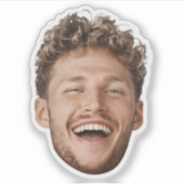 Custom Face Sticker – Grappige gepersonaliseerde f (Voorkant)