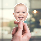 Custom Face Sticker – Grappige gepersonaliseerde f