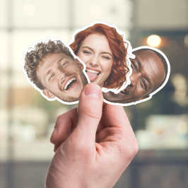 Custom Face Sticker – Grappige gepersonaliseerde f