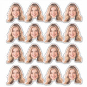 Custom Face Sticker | Stickers van je foto (Voorkant)