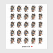 Custom Face Stickers Personalized 20 Photos Face (Vel)