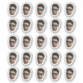 Custom Face Stickers Personalized 20 Photos Face (Voorkant)
