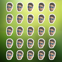 Custom Face Stickers Personalized 20 Photos Face