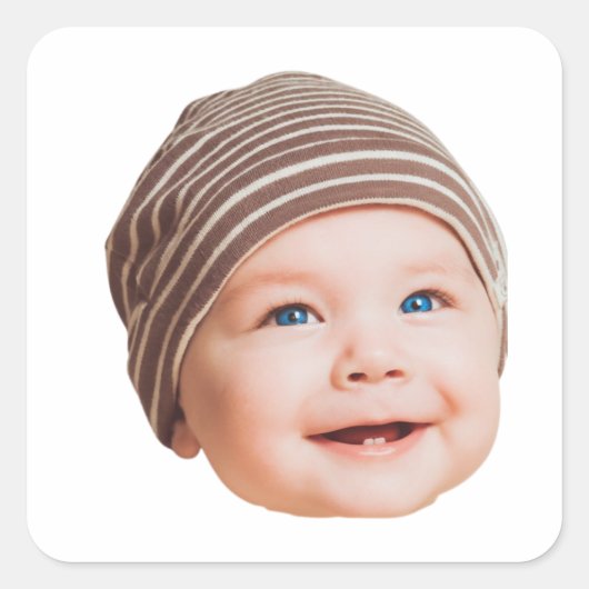 Custom Face Stickers Personalized Face Photo (Voorkant)