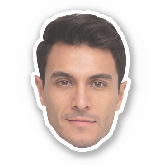 Custom Face Stickers – Personalized Photo Decals (Voorkant)