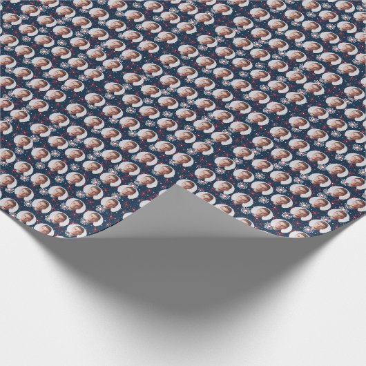 Custom Faces 4th juli Onafhankelijkheidsdag patroo Cadeaupapier (Hoek)