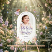 Custom Fairy First Birthday Acrylic Welcome Sign Acryl Bord