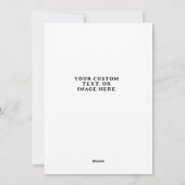 Custom Familie Foto Liefde Hart Valentijnsdag Kaar Feestdagenkaart (Achterkant)