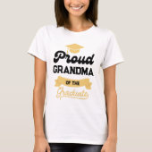 Custom Familie Trots Oma van de Afstuderen T-shirt (Voorkant)
