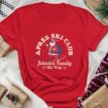 Custom Familie Vrienden Groep Ski Trip Schaatsen T-shirt<br><div class="desc">Creëer blijvende herinneringen met onze aangepaste Ski Trip shirt voor gezinnen, vrienden of groepen. Dit shirt voor een aangepaste familieskitocht is ideaal om uw sneeuwavontuur te vieren. Personaliseer met uw familienaam of groepsreisgegevens om het uniek voor u te maken. Ideaal voor skiliefhebbers en wintervakantie souvenirs, het is geweldig voor bijpassende...</div>