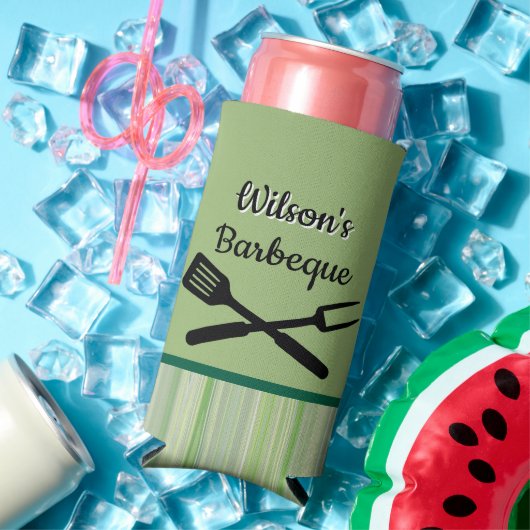Custom Family BBQ Seltzer Blikjeskoeler (Insitu Zomer)