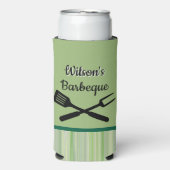 Custom Family BBQ Seltzer Blikjeskoeler (Seltzer Voorkant)