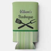 Custom Family BBQ Seltzer Blikjeskoeler (Achterkant)