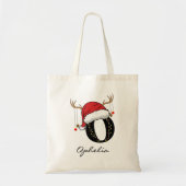 Custom Family Christmas Tote Bag for Coworkers (Voorkant)
