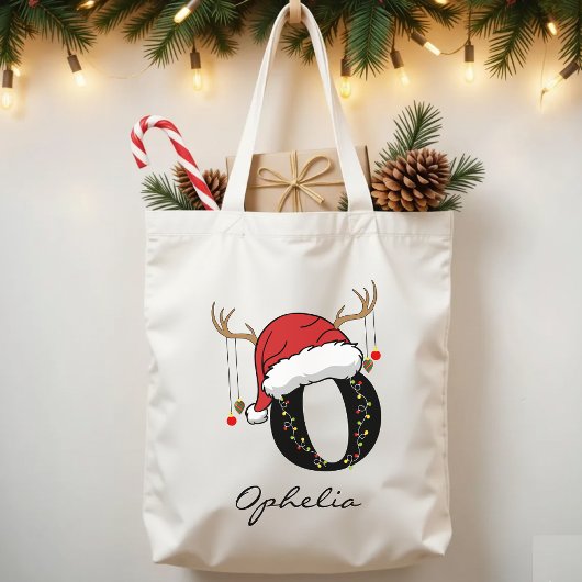 Custom Family Christmas Tote Bag for Coworkers