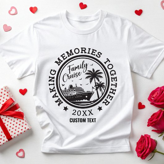 Custom Family Cruise 2025 samen herinneringen make T-shirt