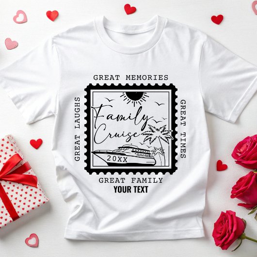 Custom Family Cruise 2025 Vakantie Cruise Squad T-shirt