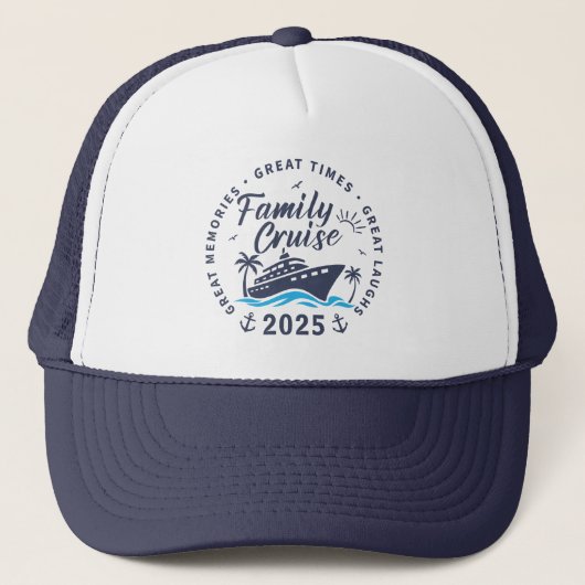 Custom Family Cruise Group Matching Cruise Trip Trucker Pet (Voorkant)