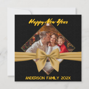 Custom Family Elegance Nieuwjaarskaart Feestdagenkaart