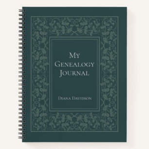 Custom Family Genealog Ancestry Journal Notitieboek