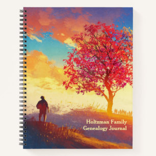Custom Family Genealog Ancestry Journal Notitieboek