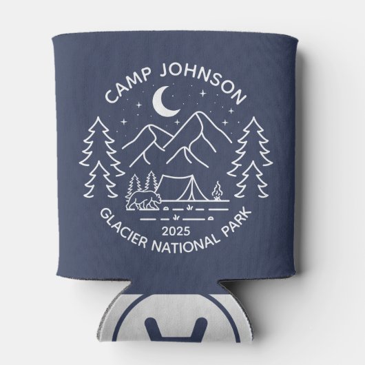 Custom Family Group Matching Camping Blikjeskoeler (Achterkant)