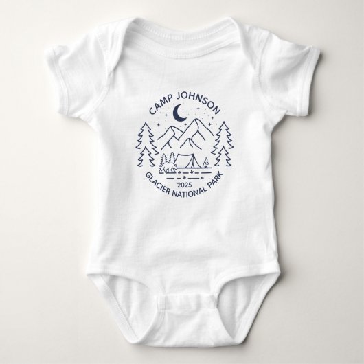 Custom Family Group Matching Camping Romper (Voorkant)