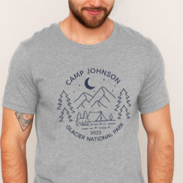 Custom Family Group Matching Camping T-shirt