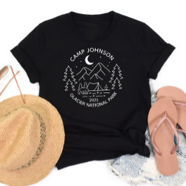 Custom Family Group Matching Camping T-shirt