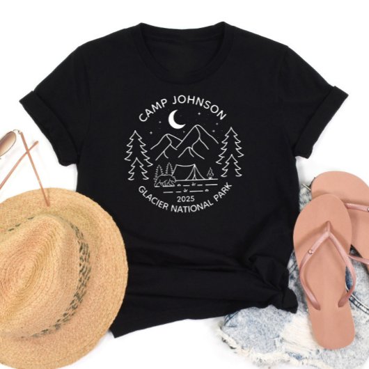 Custom Family Group Matching Camping T-shirt