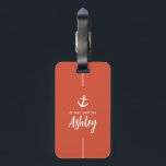 Custom Family Group Matching Cruise Trip Bagagelabel<br><div class="desc">Vaar in stijl met dit Custom Family Group Matching Cruise Trip T-shirt! Met een retro zonsondergang, cruiseschip en palmbomen, is het perfect voor familievakanties, reünies of groepscruises. Personaliseer het voor een gedenkwaardige herinnering. Ideaal voor cruiseliefhebbers die leuke, gecoördineerde outfits willen voor foto's en onvergetelijke avonturen. Kom op met dit unieke,...</div>