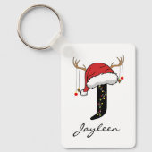 Custom Family Holiday Keychain for Mom or Dad (Voorkant)