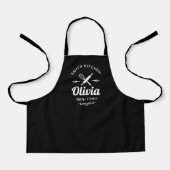 Custom Family Kitchen Mini Chef Kids Apron Schort (Voorkant)