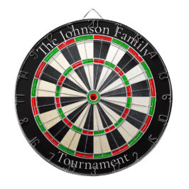 Custom Family Name Dartboard Dartbord