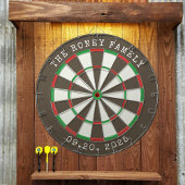 Custom Family Name Personalized Dartboards Dartbord