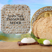Custom Family Passover Seder Matzah Papieren Bordje