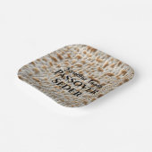 Custom Family Passover Seder Matzah Papieren Bordje (Gebogen)