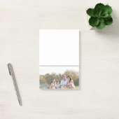 Custom family photo add photo stylish personalized post-it® notes (Kantoor)