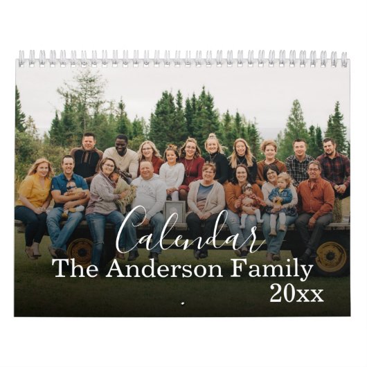 Custom Family Photo Calendar Kalender (Hoes)