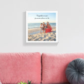 Custom Family Photo Canvas – Vakantie Motivatie Afdruk (Insitu (Woonkamer))