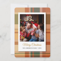 Custom Family Photo Christmas Card