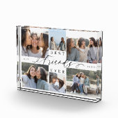 Custom Family Photo Collage Gift Best Friends Ever Fotoblokken (Rechts)