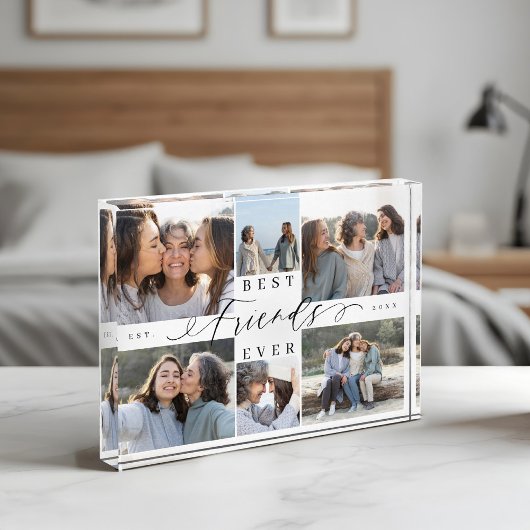 Custom Family Photo Collage Gift Best Friends Ever Fotoblokken