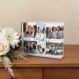 Custom Family Photo Collage Gift Best Mother Ever Fotoblokken