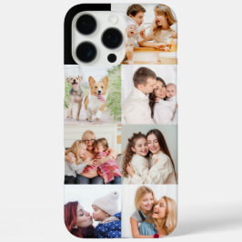 Custom Family Photo Collage - Personalized Picture iPhone 16 Pro Max Hoesje